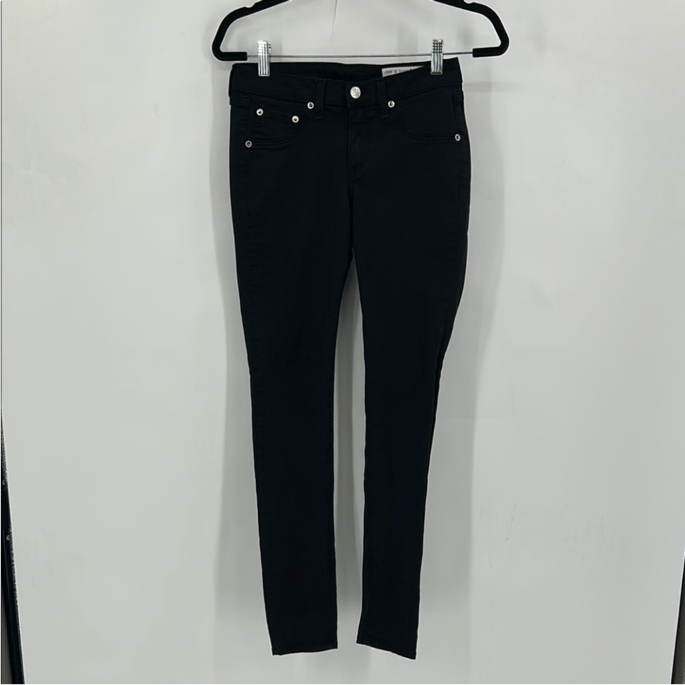 Rag & Bone skinny black jeans